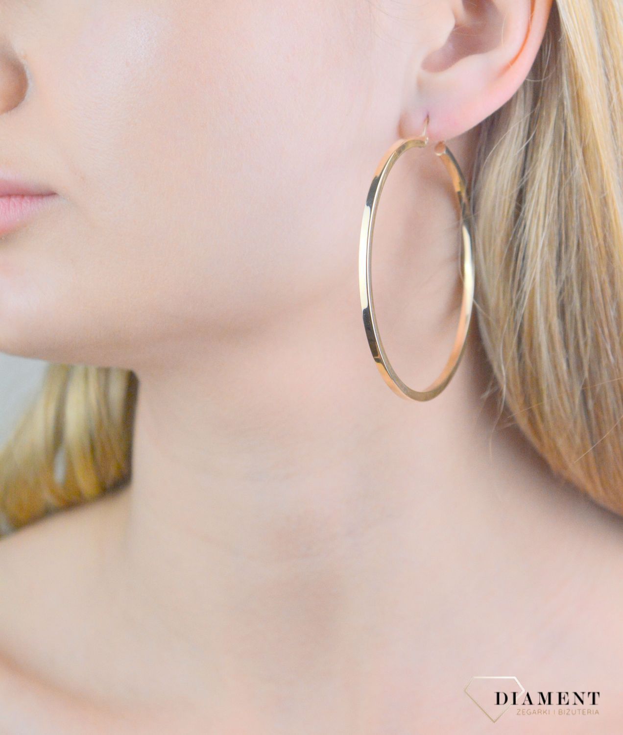 Kolczyki duże koła próba 375, KL 2883G 375.jpg